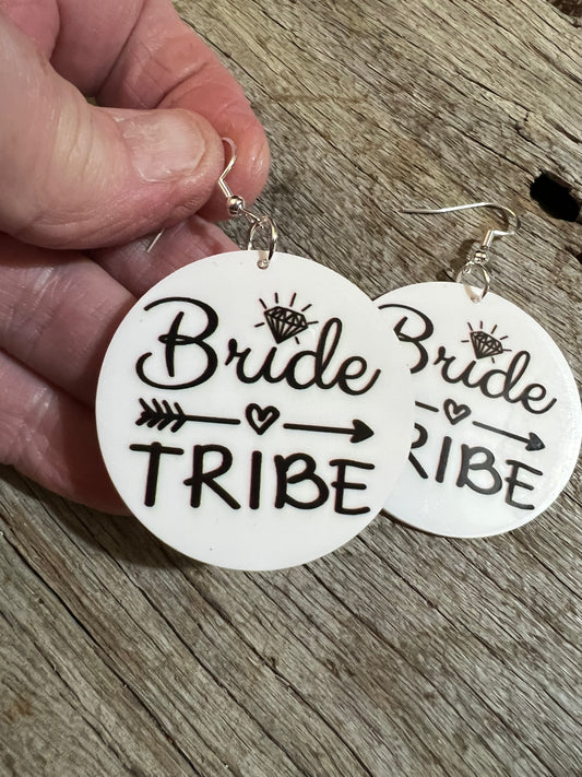 Bride Tribe Resin Earrings