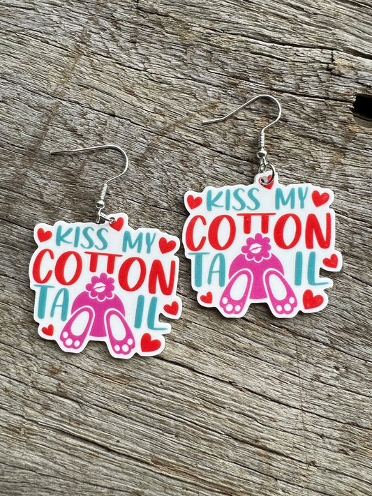Cottontail Easter Earrings