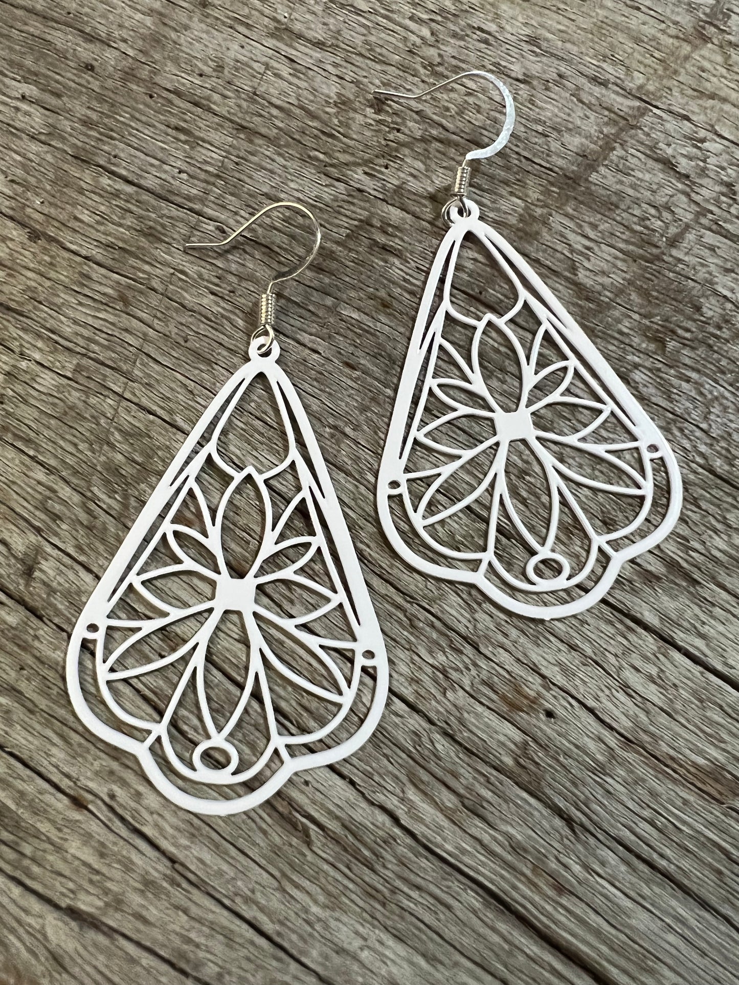 White Jade Earrings