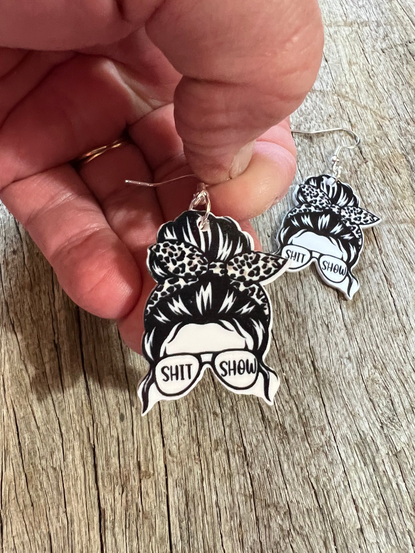Mumlife Shit Show Earrings
