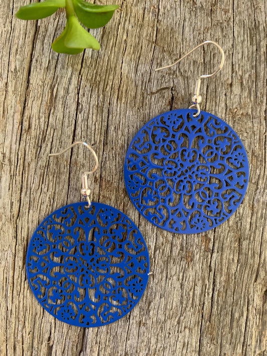 Deep Blue Evie Filigree