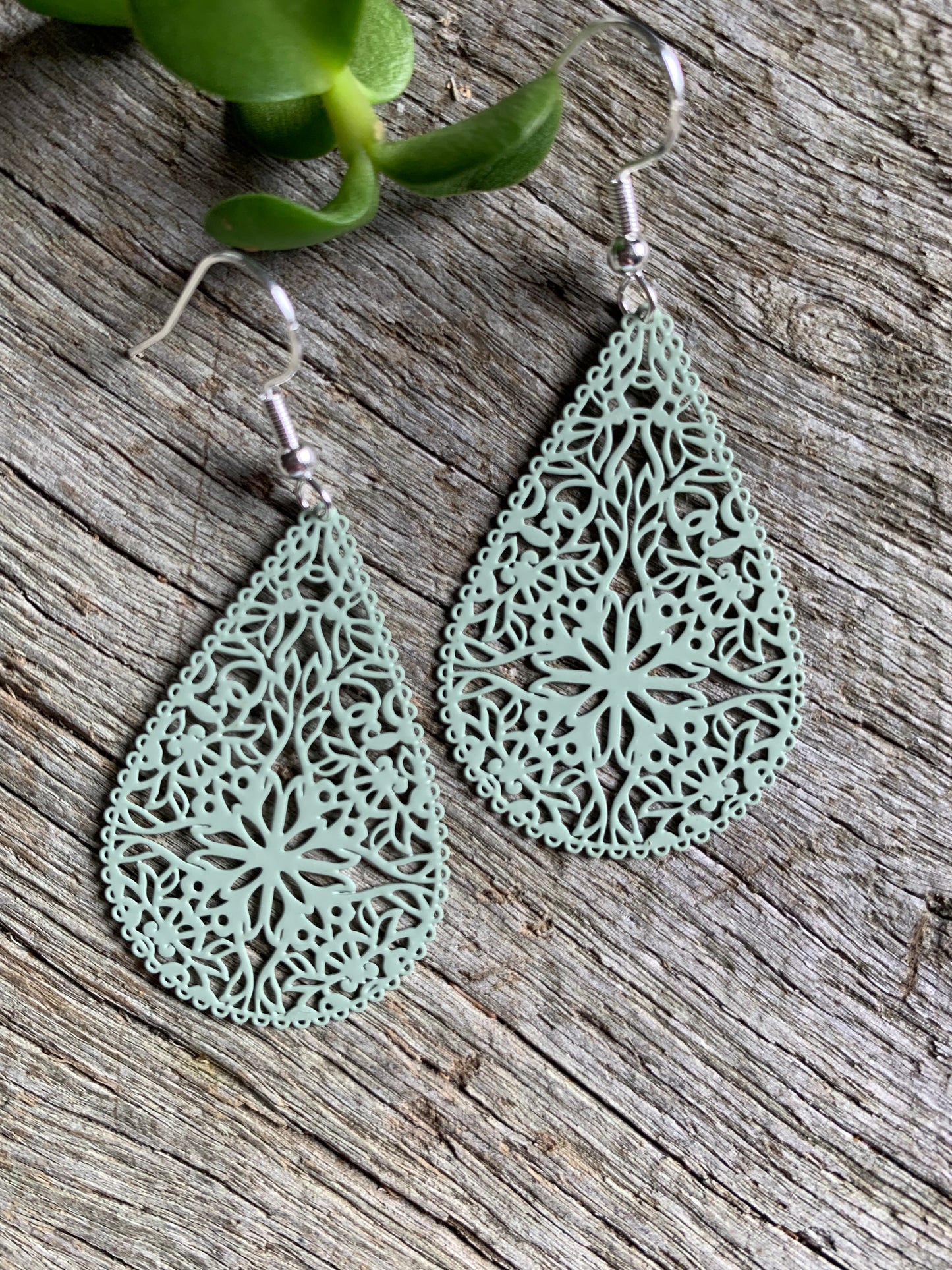 Sage Green Shelby Filigree