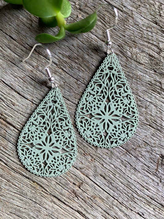Sage Green Shelby Filigree