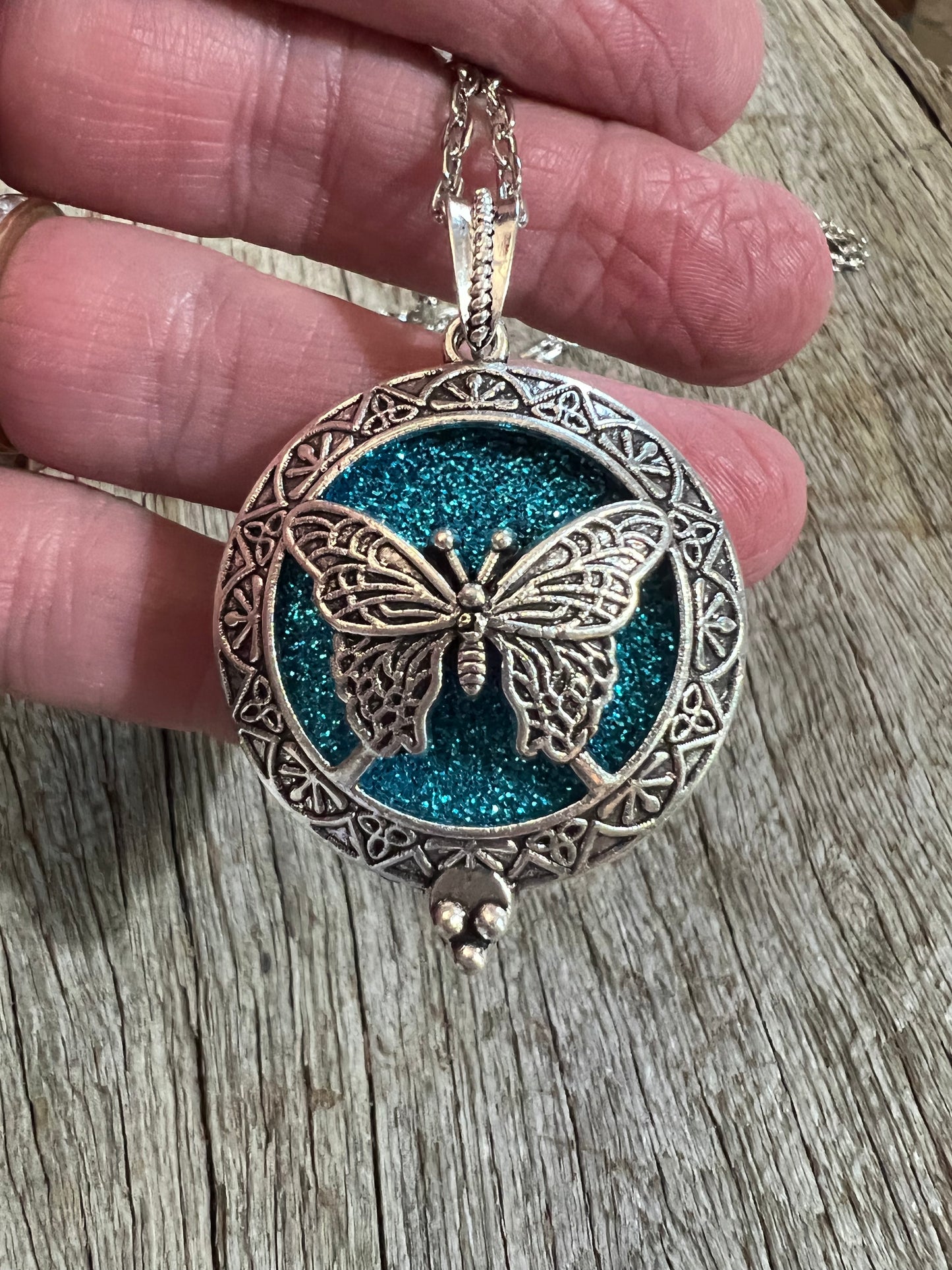 Silver Butterfly Oil Diffuser