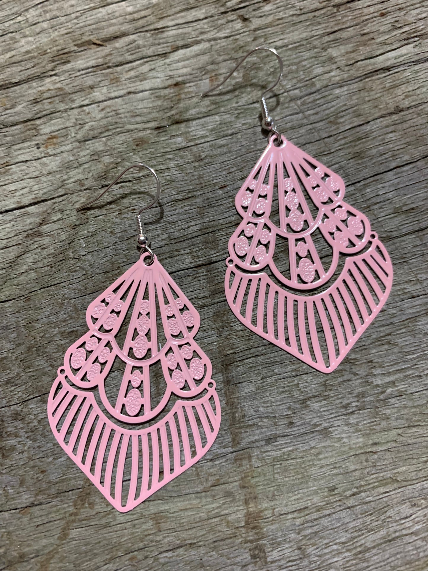 Maggie May Pastel Pink Filigree