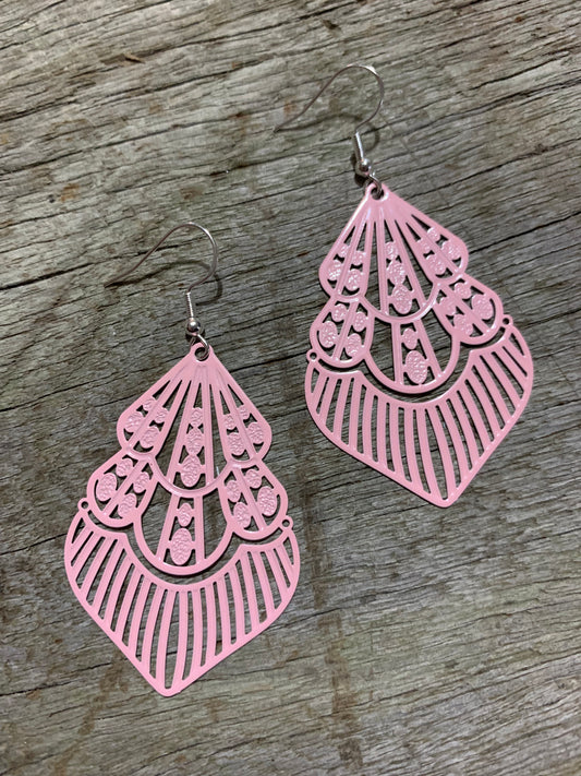 Maggie May Pastel Pink Filigree