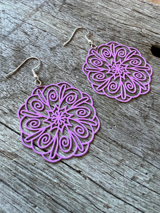 Mauve Purple Harlow Filigree