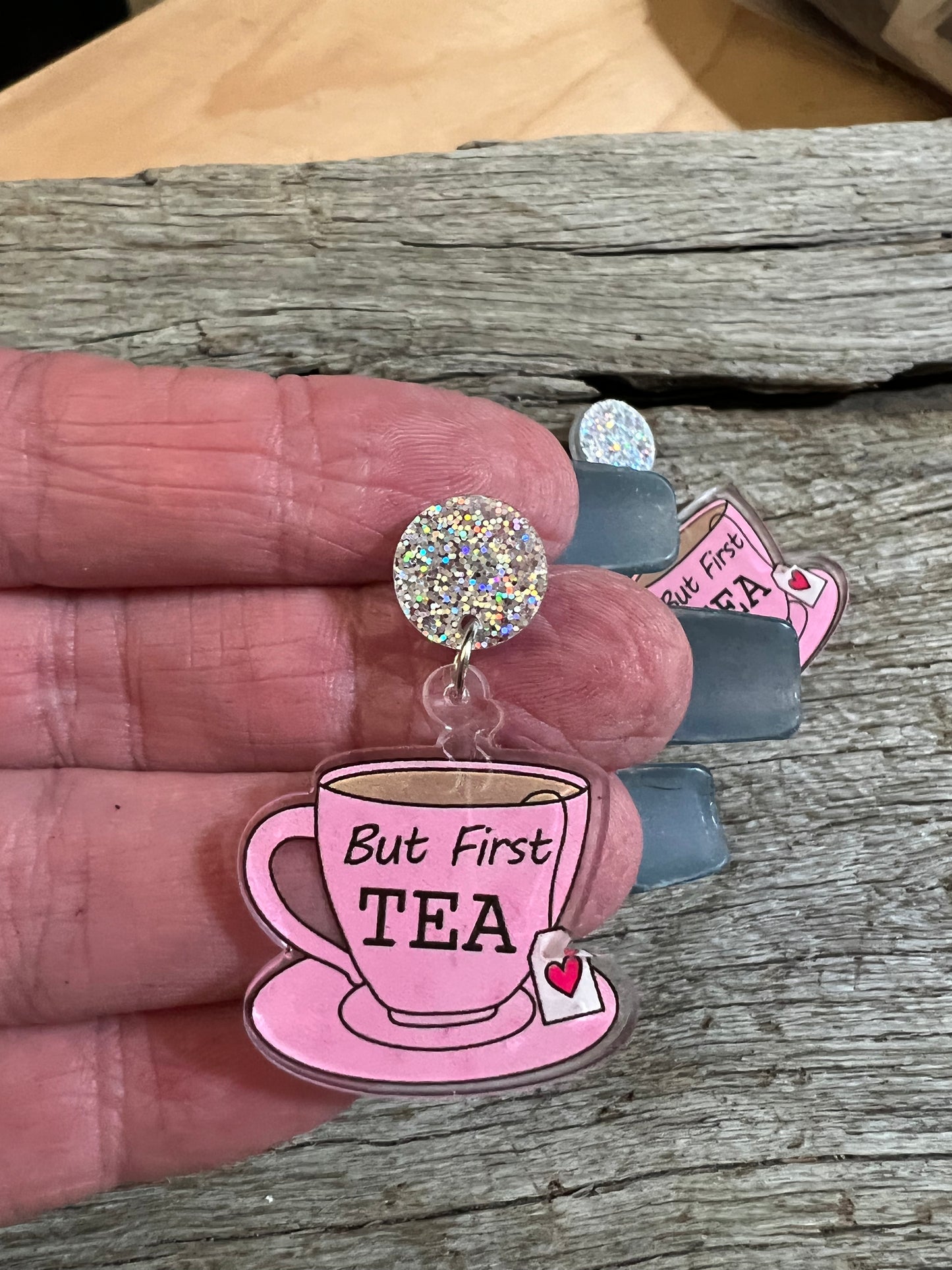 But First Tea Earrings