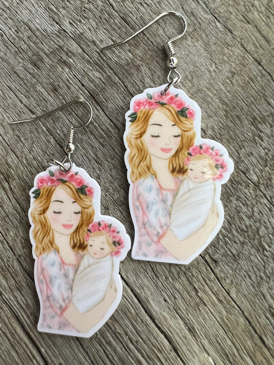 Mumma + Baby Love  Earrings