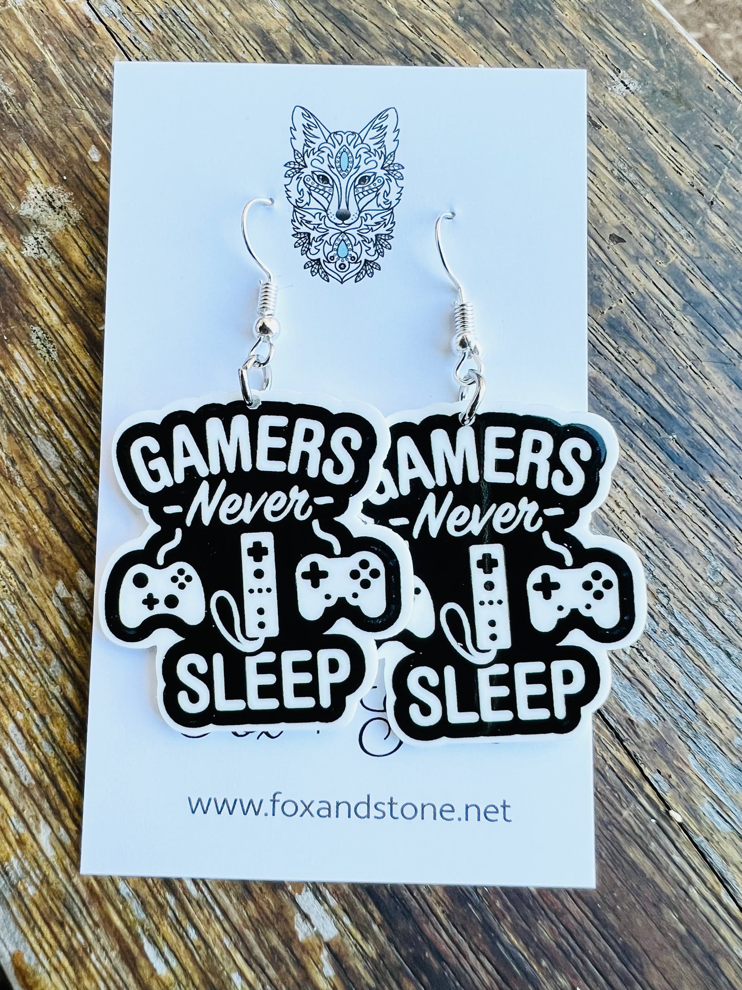 Gamers Never Sleep Earrings