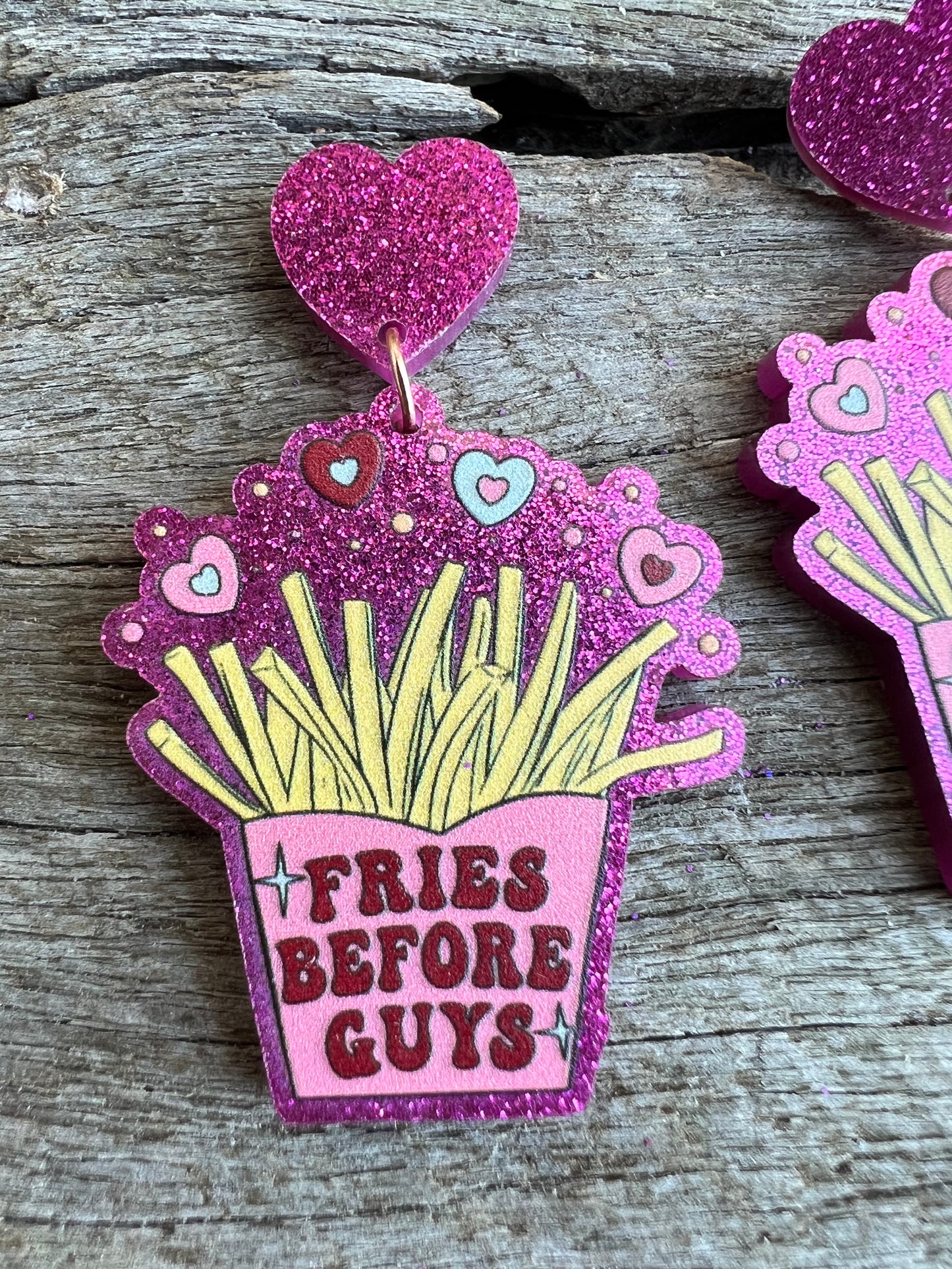 Fries Before Guys Earrings