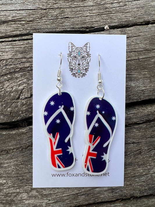 Aussie Thong Earrings