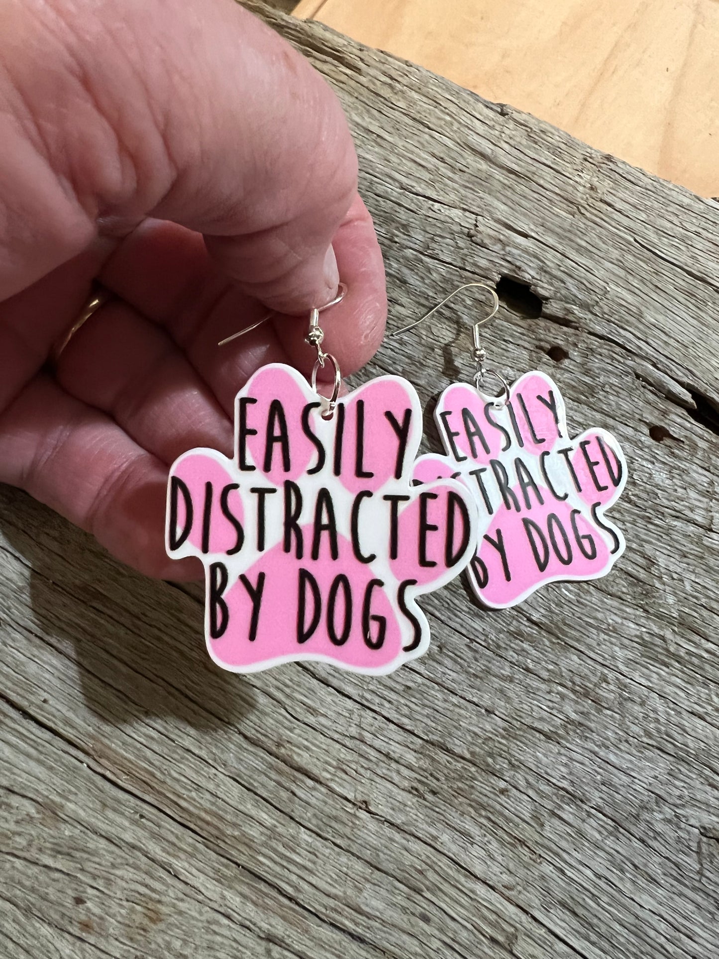 Easily Distracted by Dogs Earrings