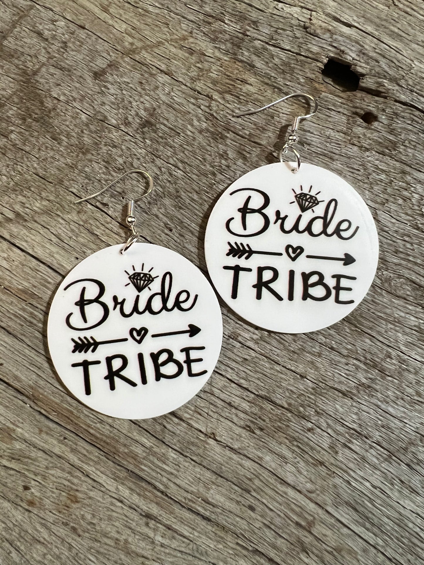 Bride Tribe Resin Earrings