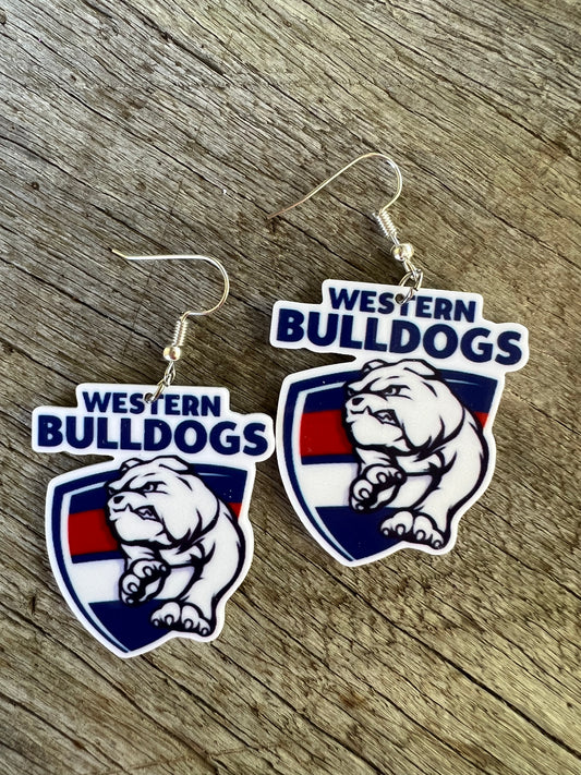 Western Bulldogs Earrings