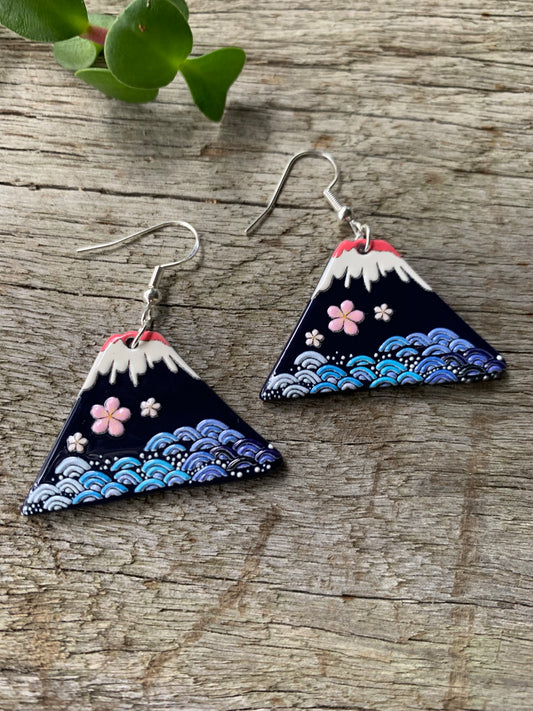 Snow Mountain Earrings