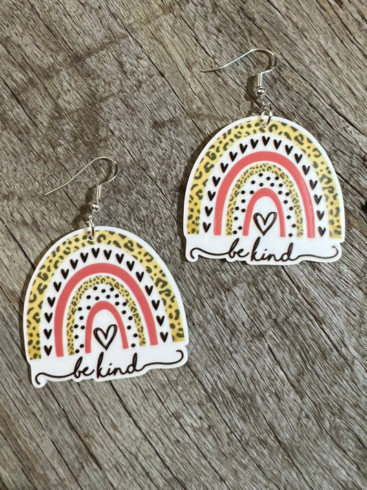 Be Kind Natural Arch Earrings