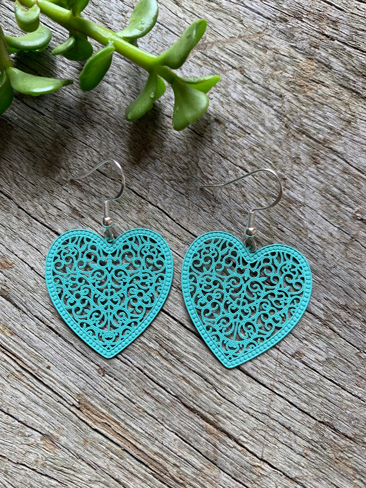 Seafoam Heart Filigree