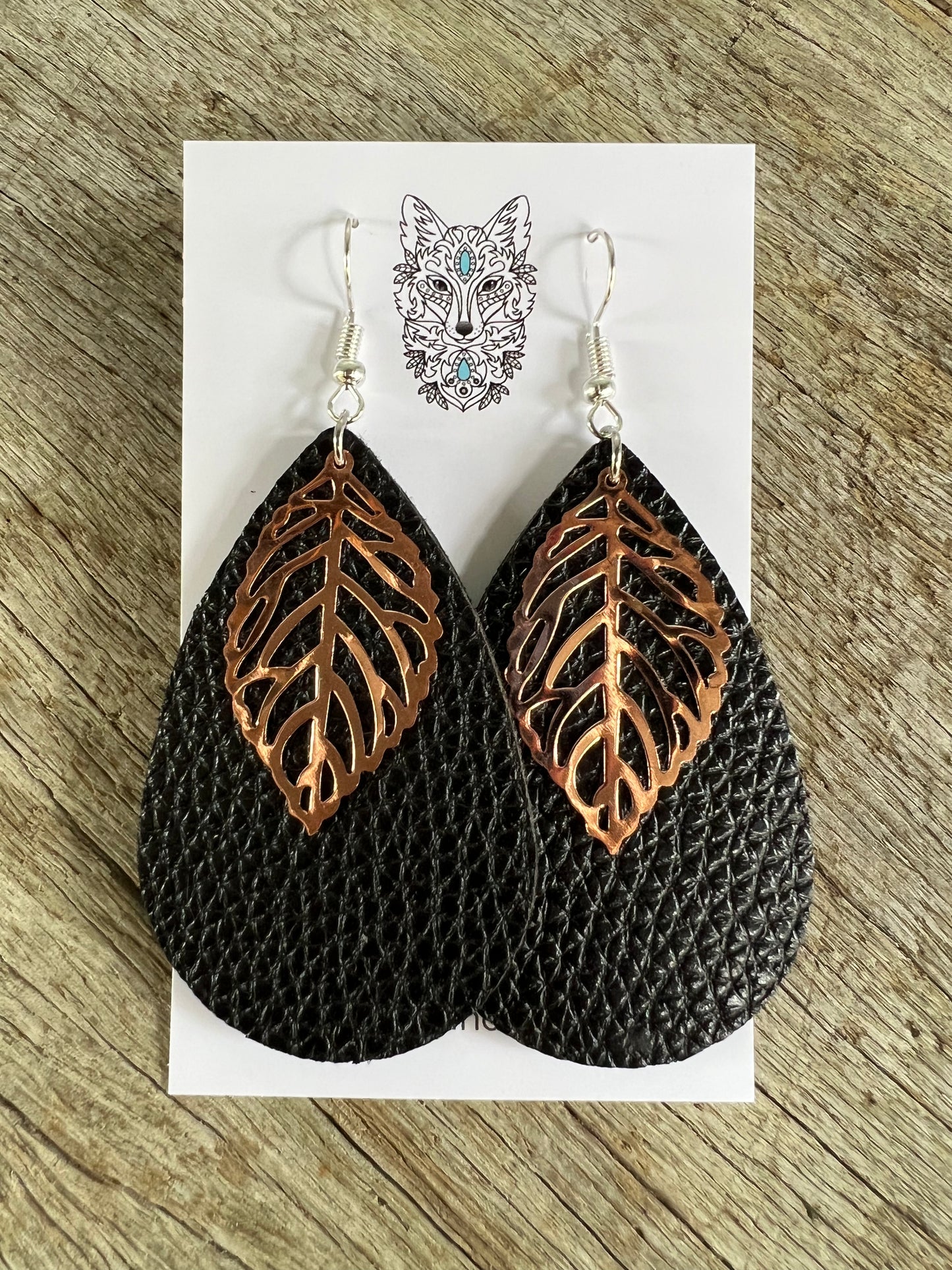 Rose Gold Vegan Earrings