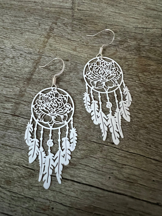 White Lotus Dream Catcher Filigree