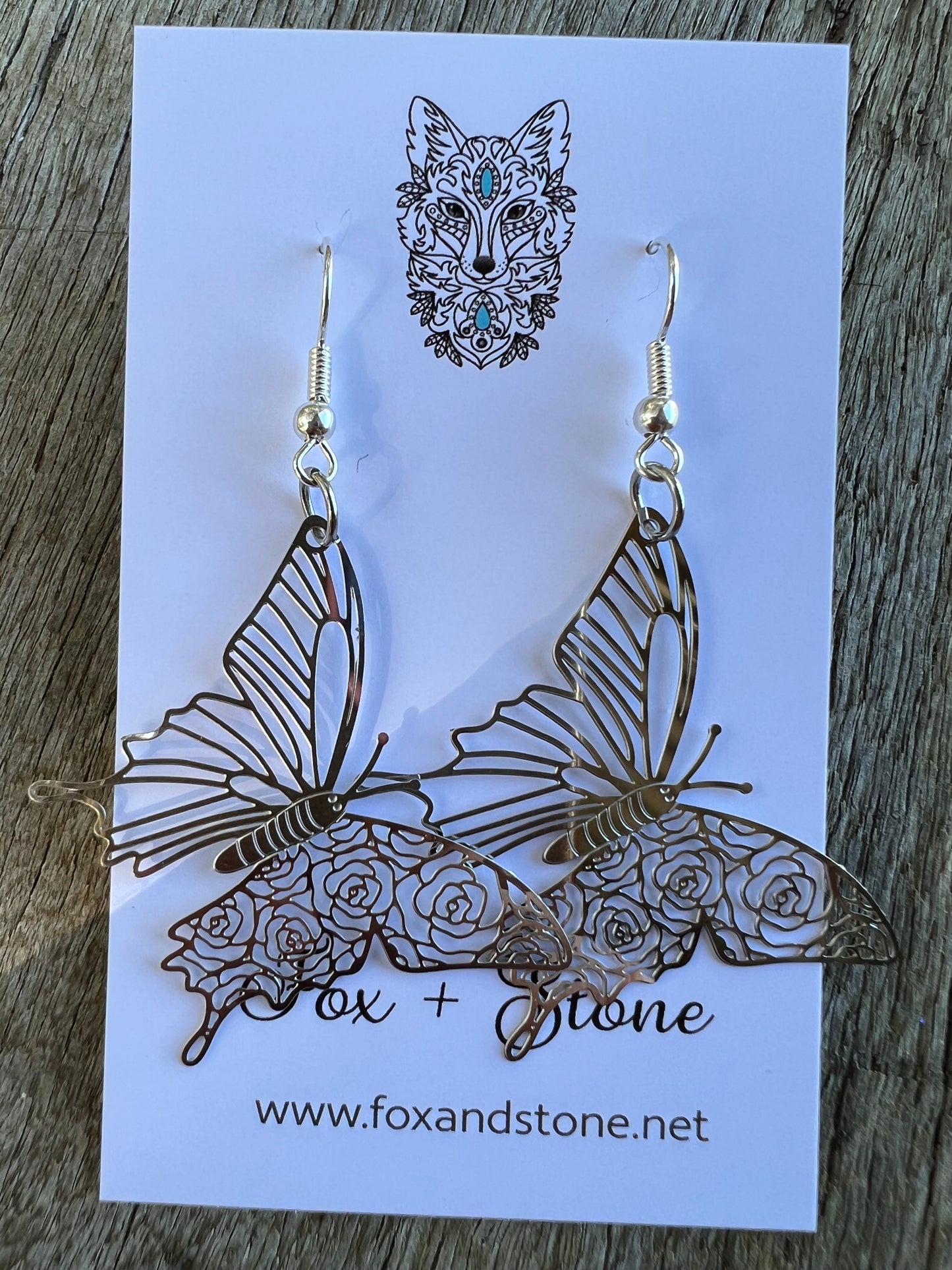 Silvy Butterfly Filigree Earrings