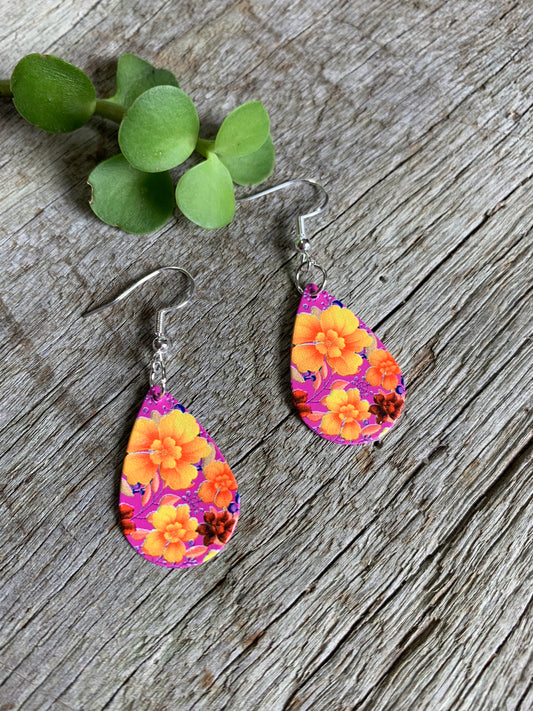 Hawaiian Teardrop Earrings