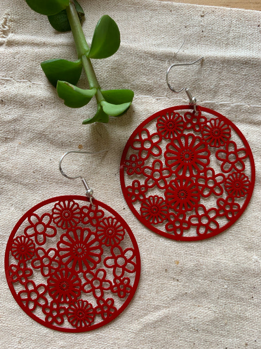 Berry Red Monique Filigree