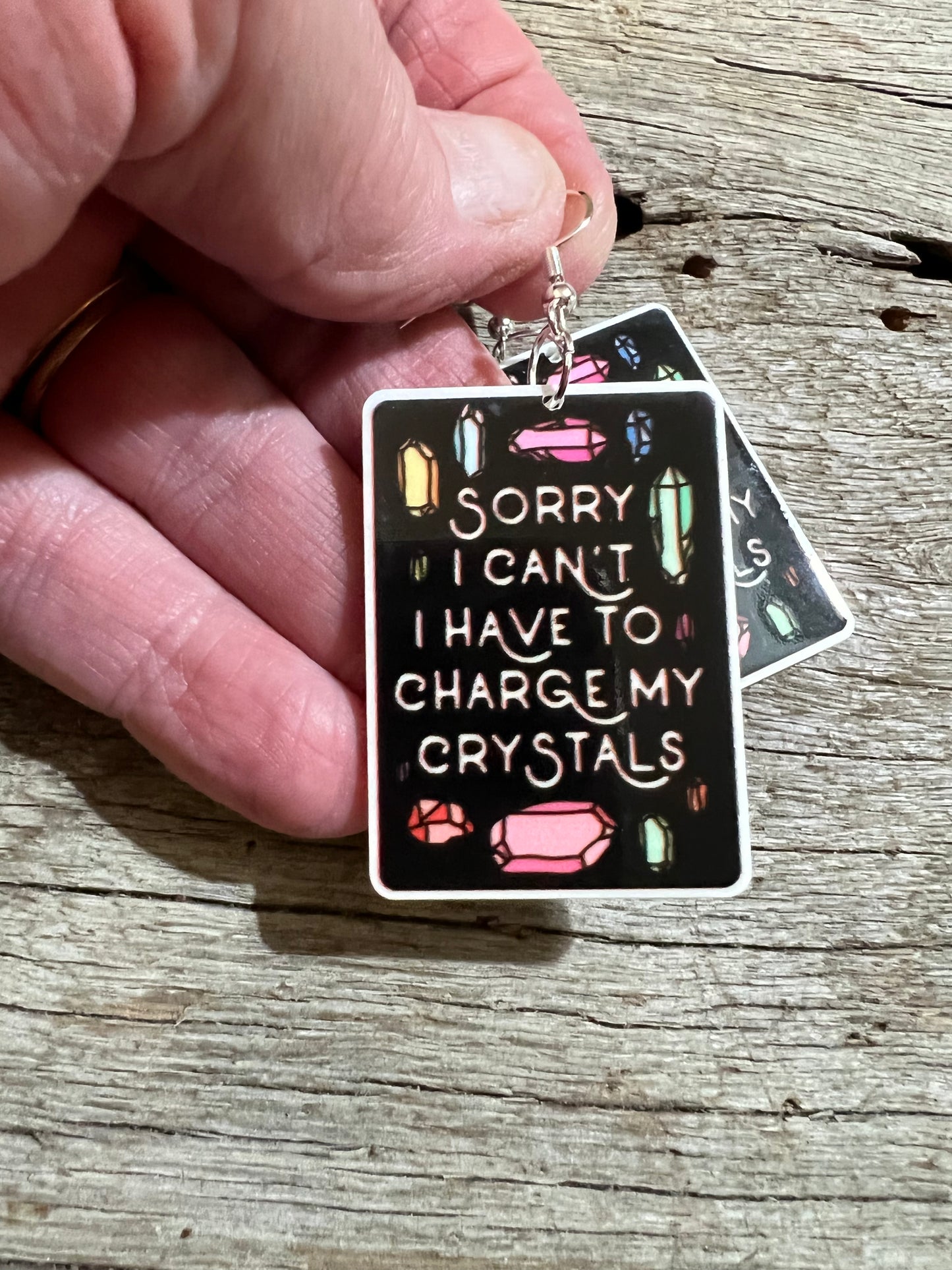 Sorry I Can’t Resin Earrings