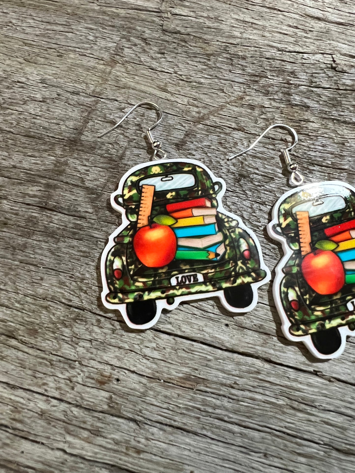 Teacher Teacher Resin Earrings