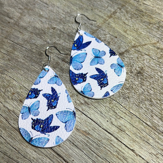 Blue Bayou Butterfly Earrings