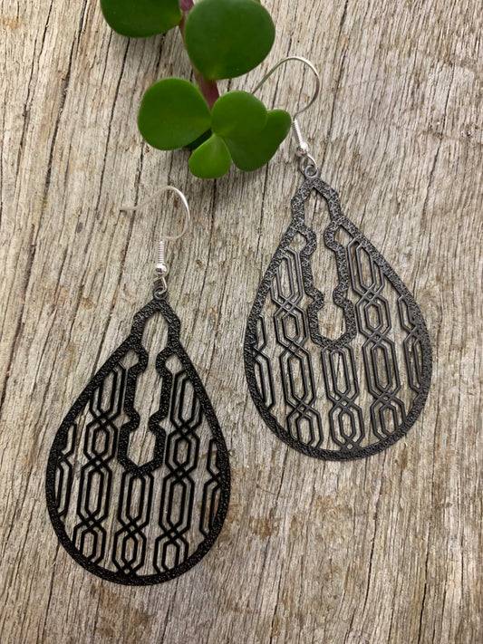 Midnight Black Sia Filigree