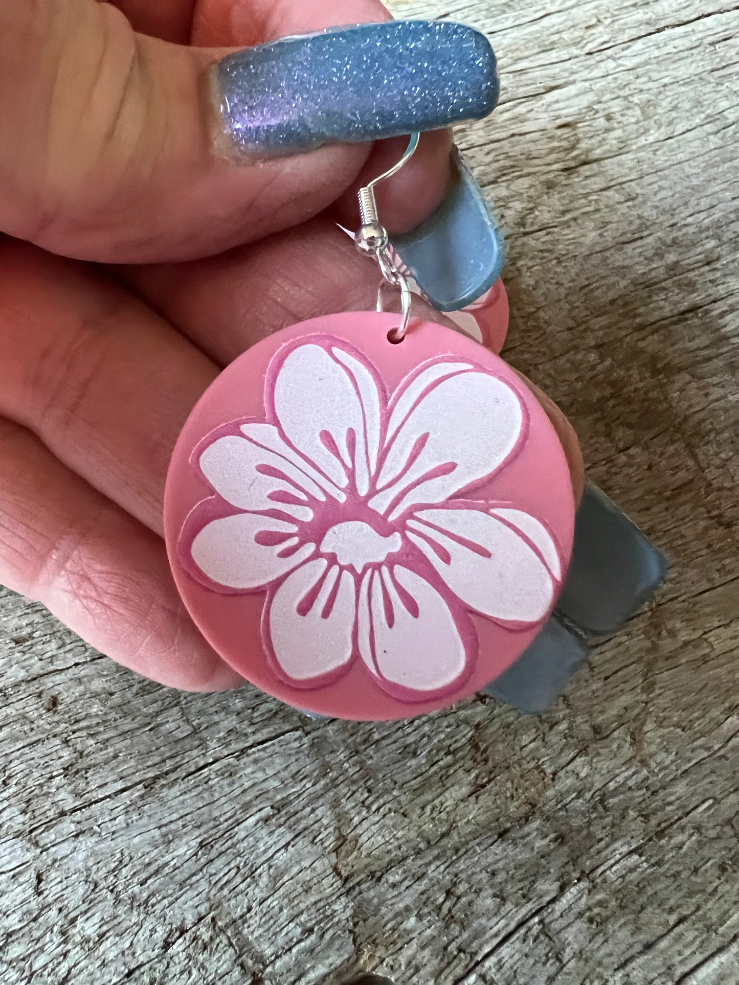 Pink Musk Frangipani Earrings