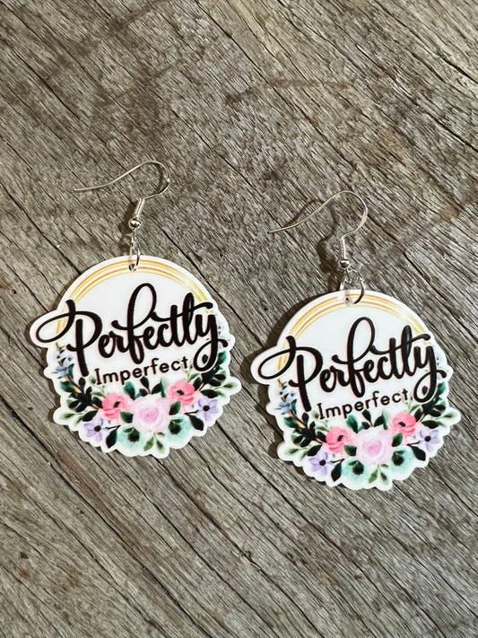 Perfectly Imperfect Resin Earrings