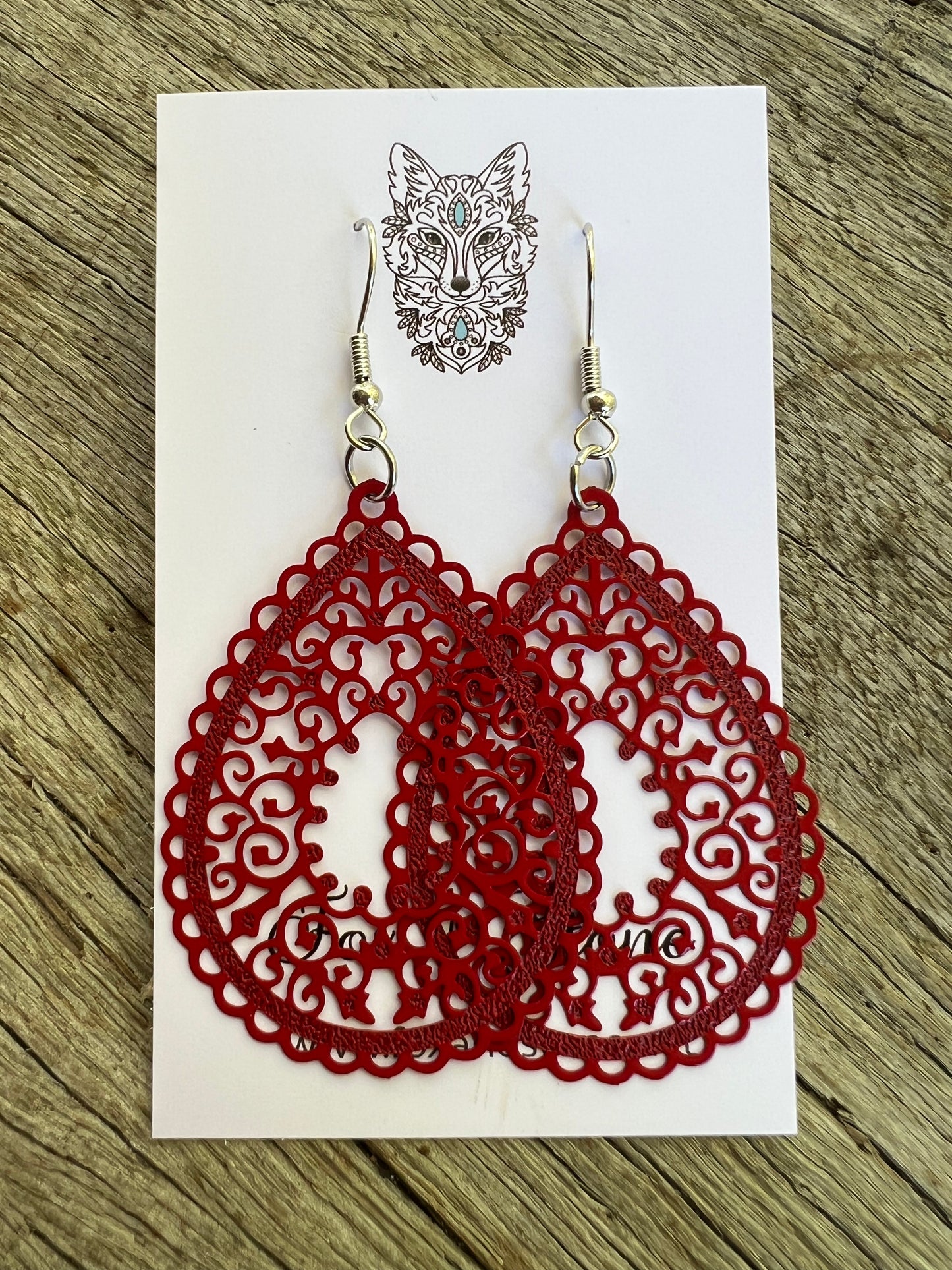 Rich Red Frankie Filigree