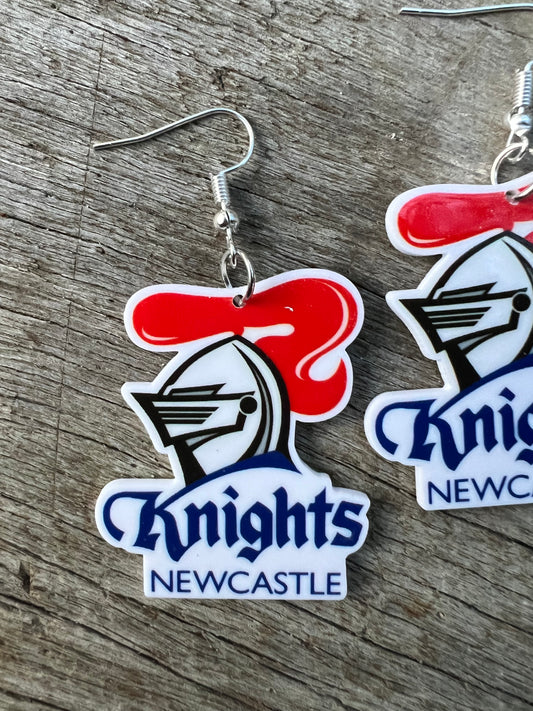 Newcastle Knights Earrings