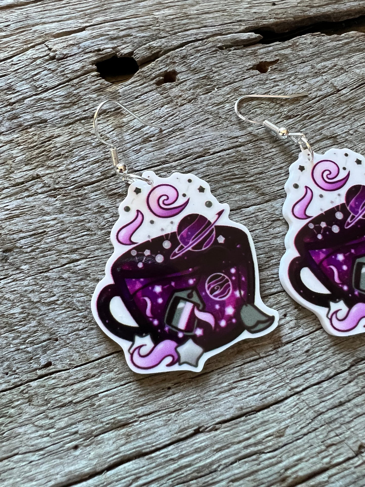 Cauldron Cuppa Magic Earrings
