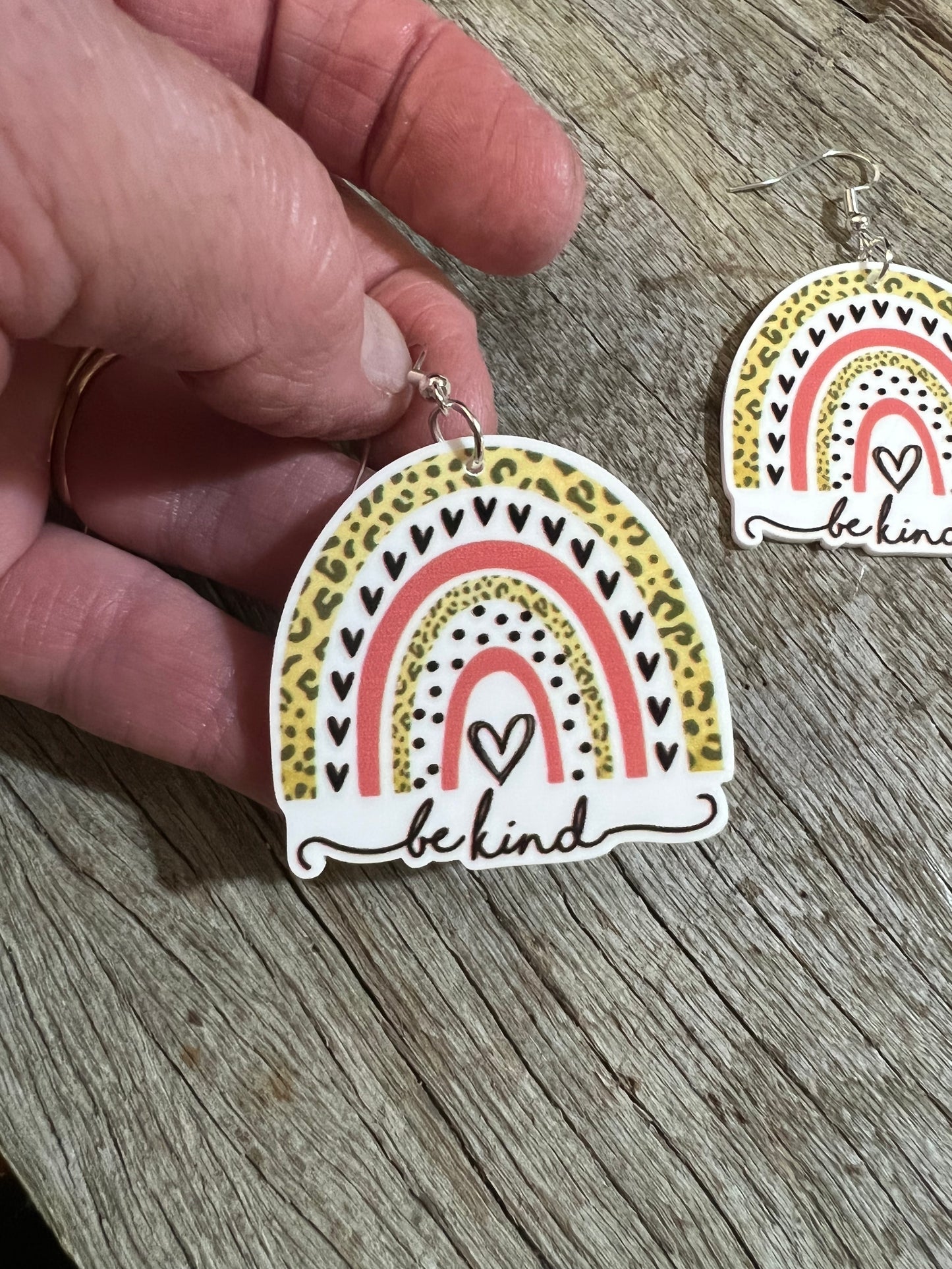 Be Kind Natural Arch Earrings