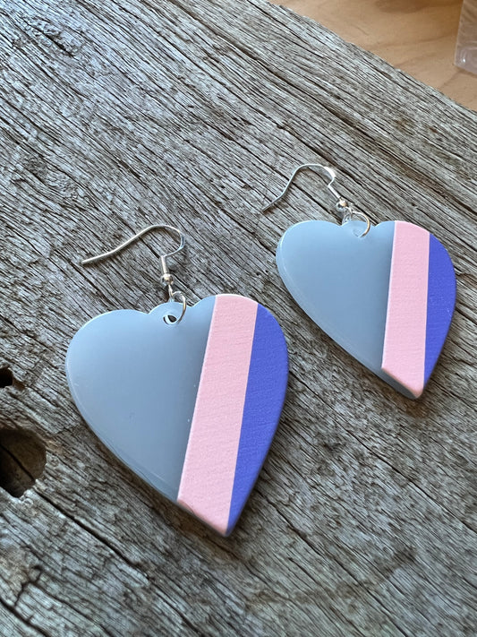 Heart Dangle Earrings