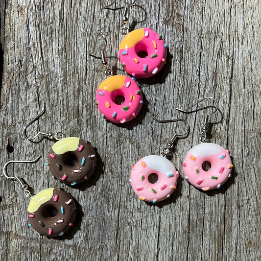 Iced Donuts Anyone Earrings