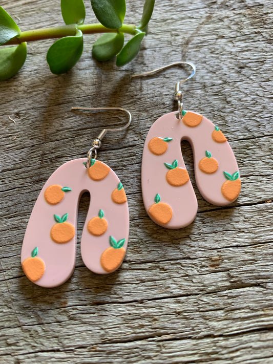 Peach Love Earrings