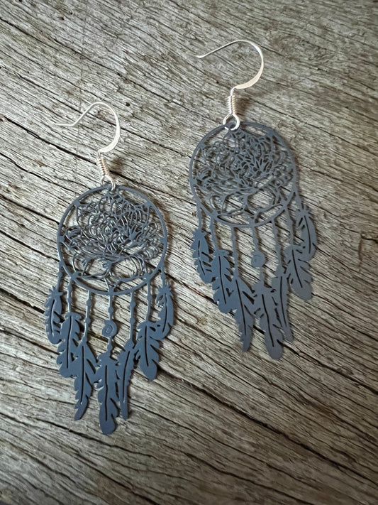 Cornflower Lotus Dream Catcher Filigree