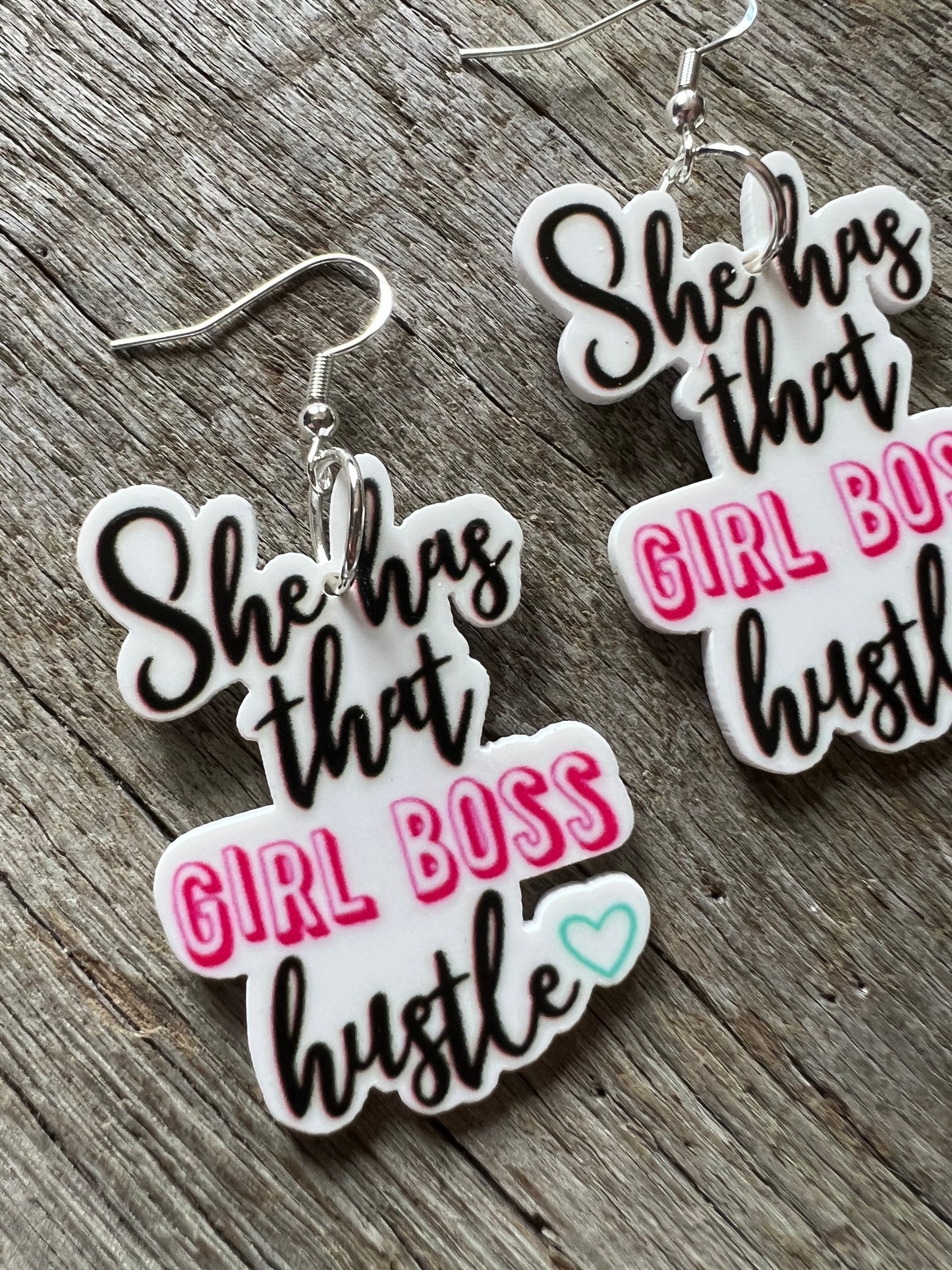 Girl Boss Hustle Earrings