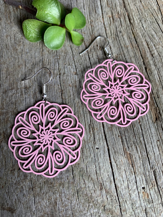 Pastel Pink Harlow Filigree