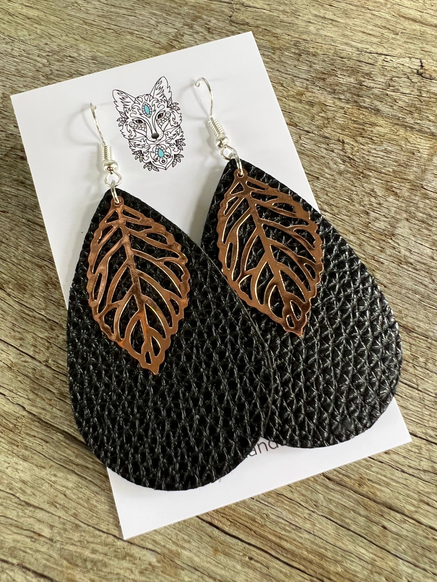 Rose Gold Vegan Earrings