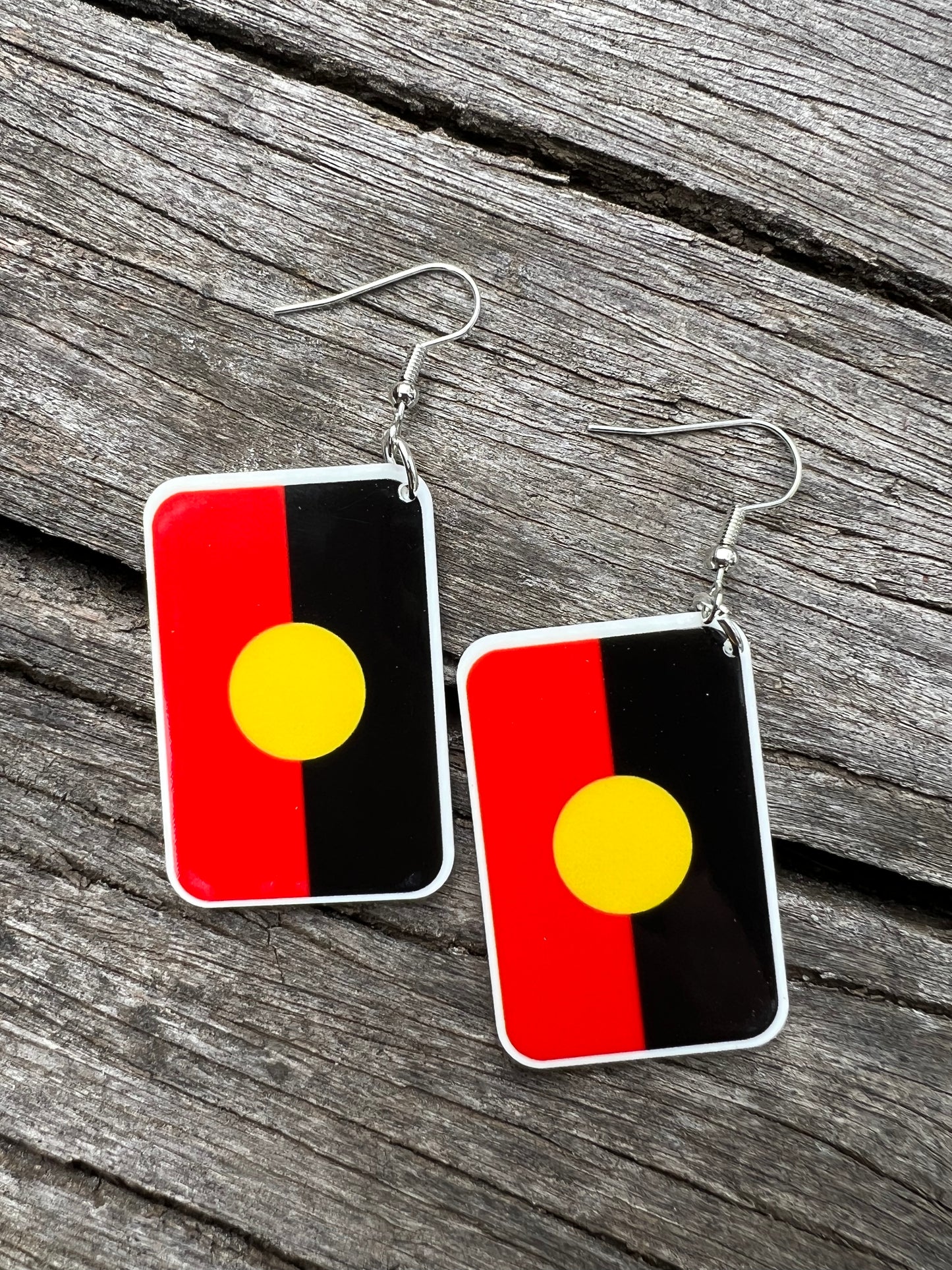 Indigenous Flag Earrings