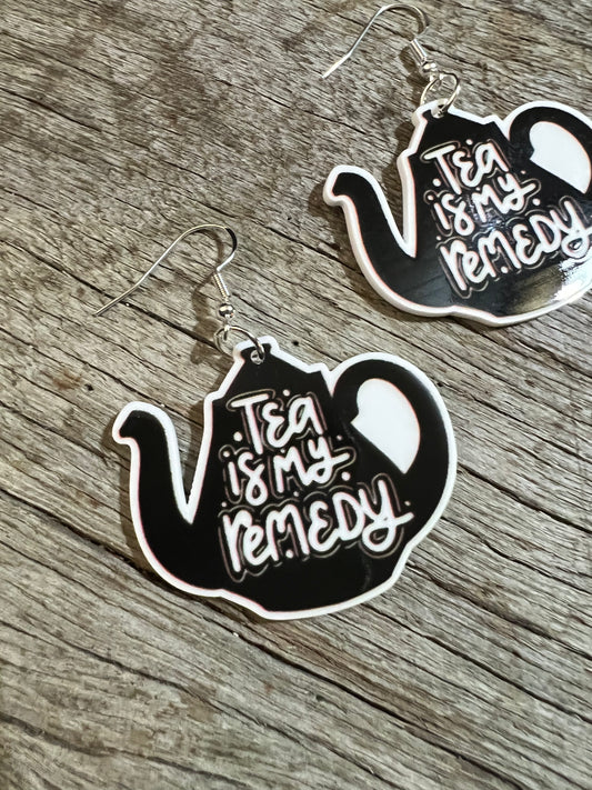 Tea Is My Remedy Earrings