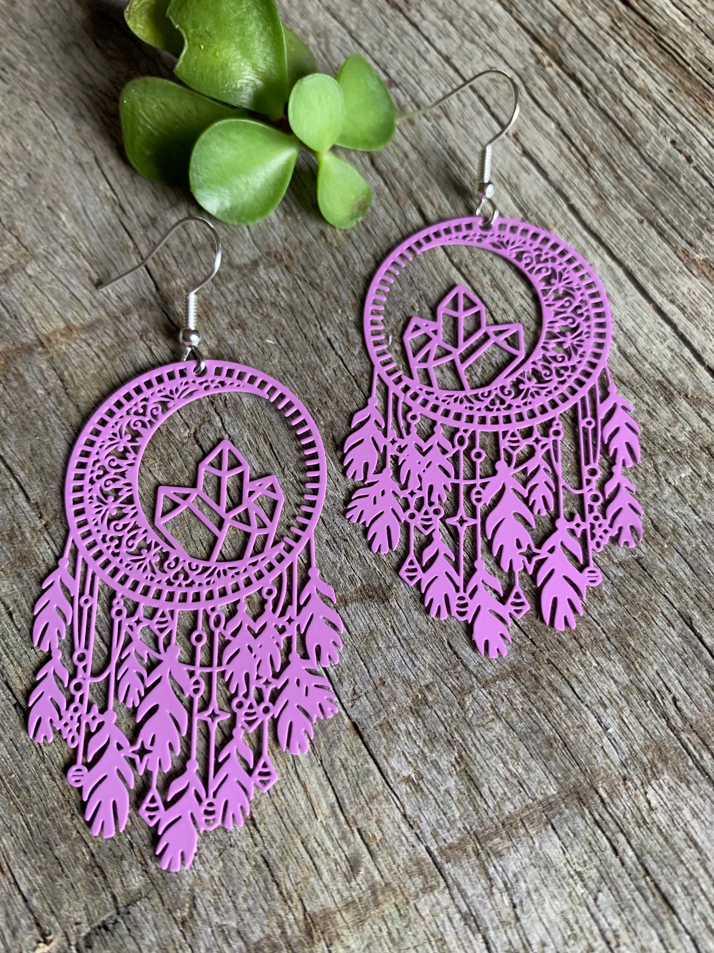 Lux Lavender Dream Catcher Crystal Filigree