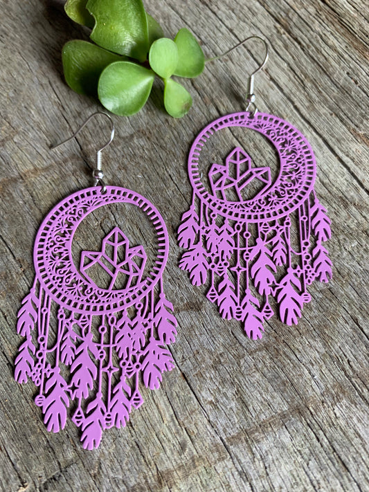 Lux Lavender Dream Catcher Crystal Filigree