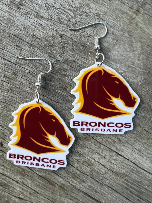 Brisbane Broncos Earrings