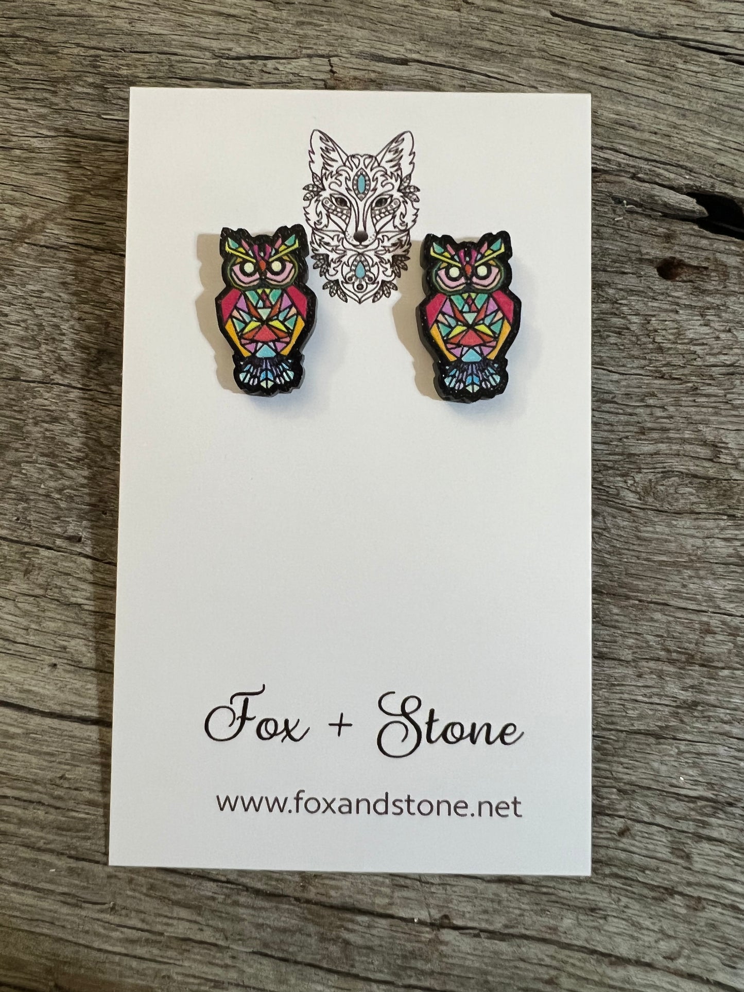 Mini Owl Stud Earrings